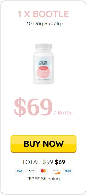 PrimeBiome 1 bottle price